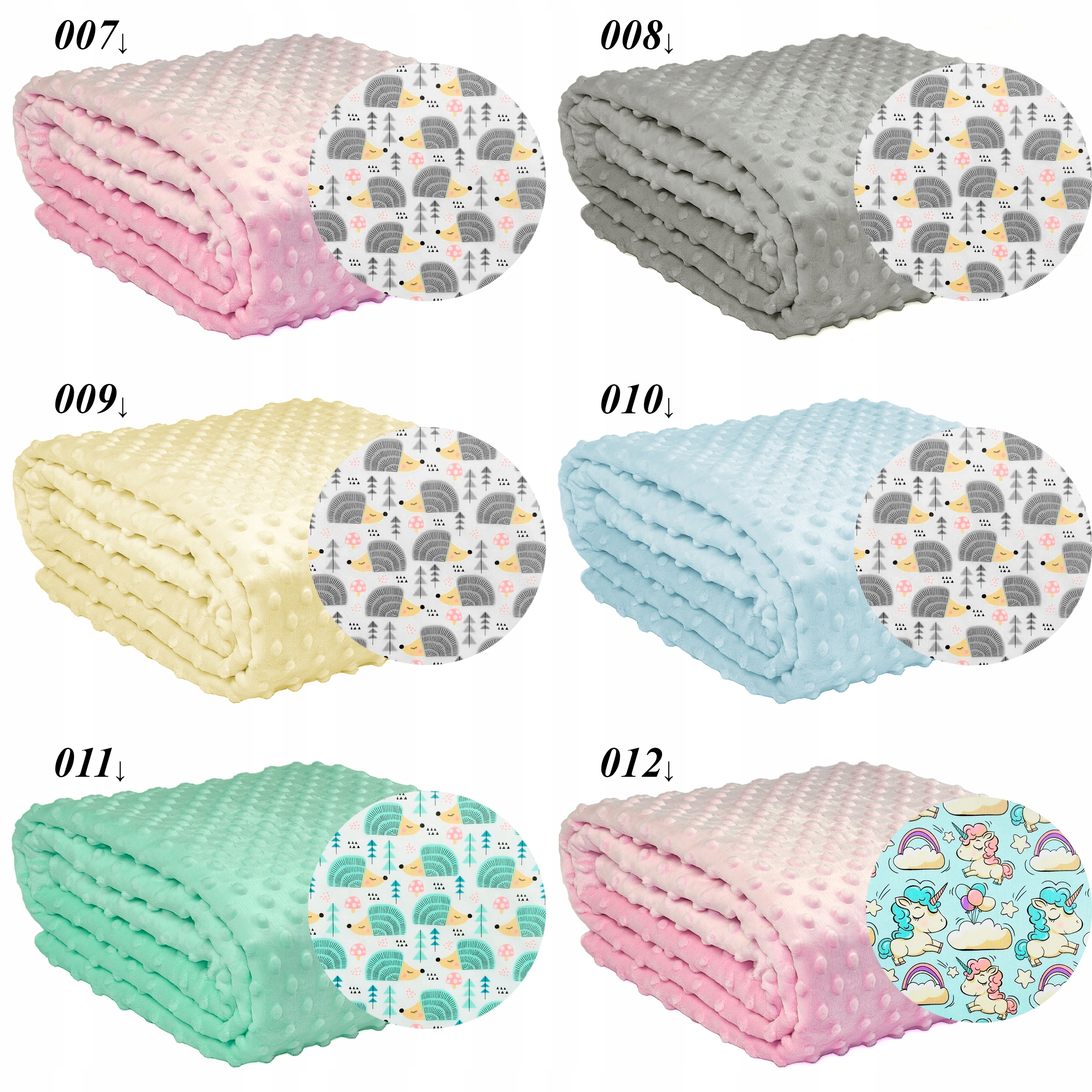 Dwustronna Narzuta Koc Na Łóżko 100x200 Minky Szerokość produktu 100 cm
