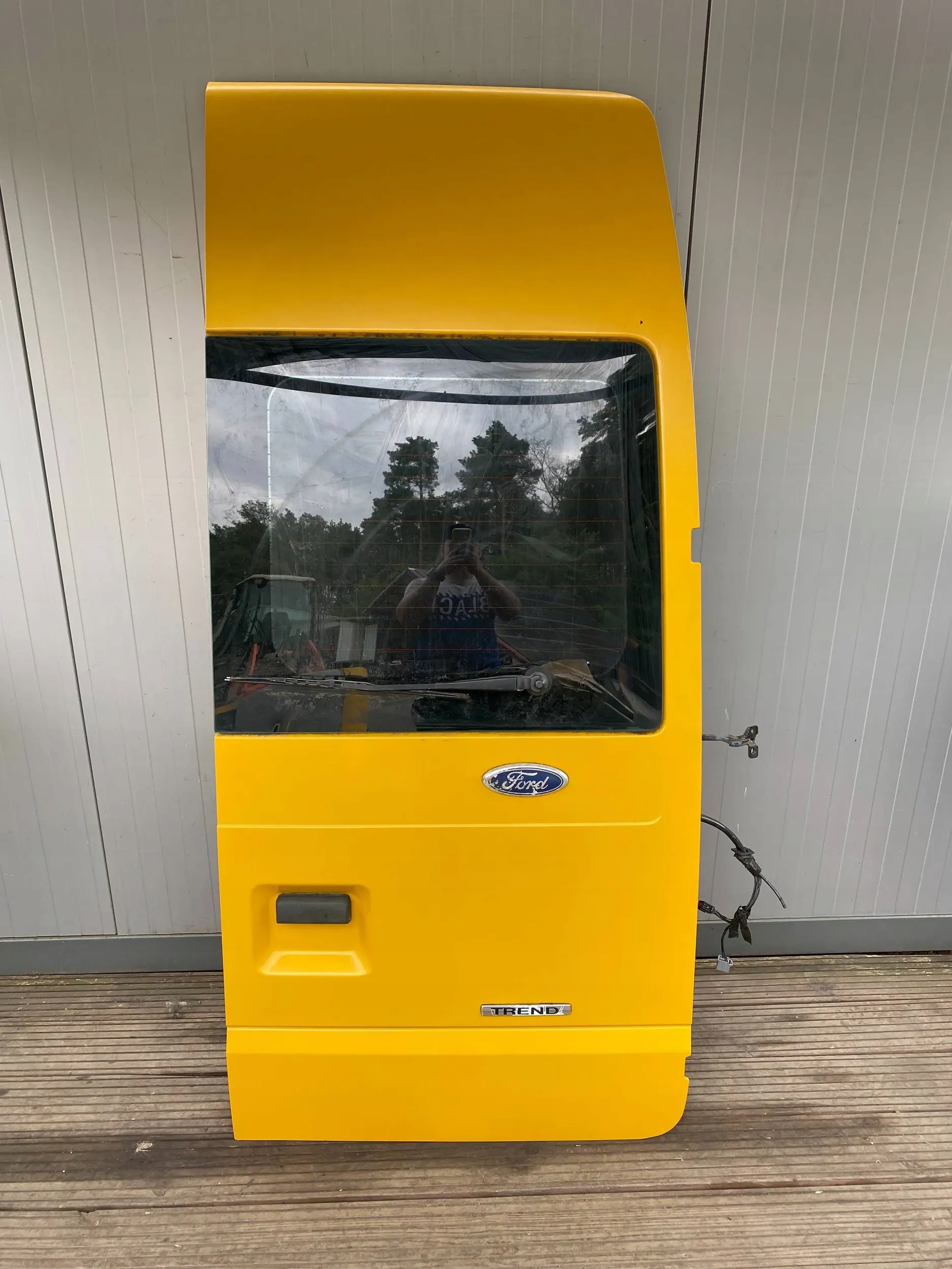 FORD TRANSIT MK7 complete door SKRZYDLO right rear part window