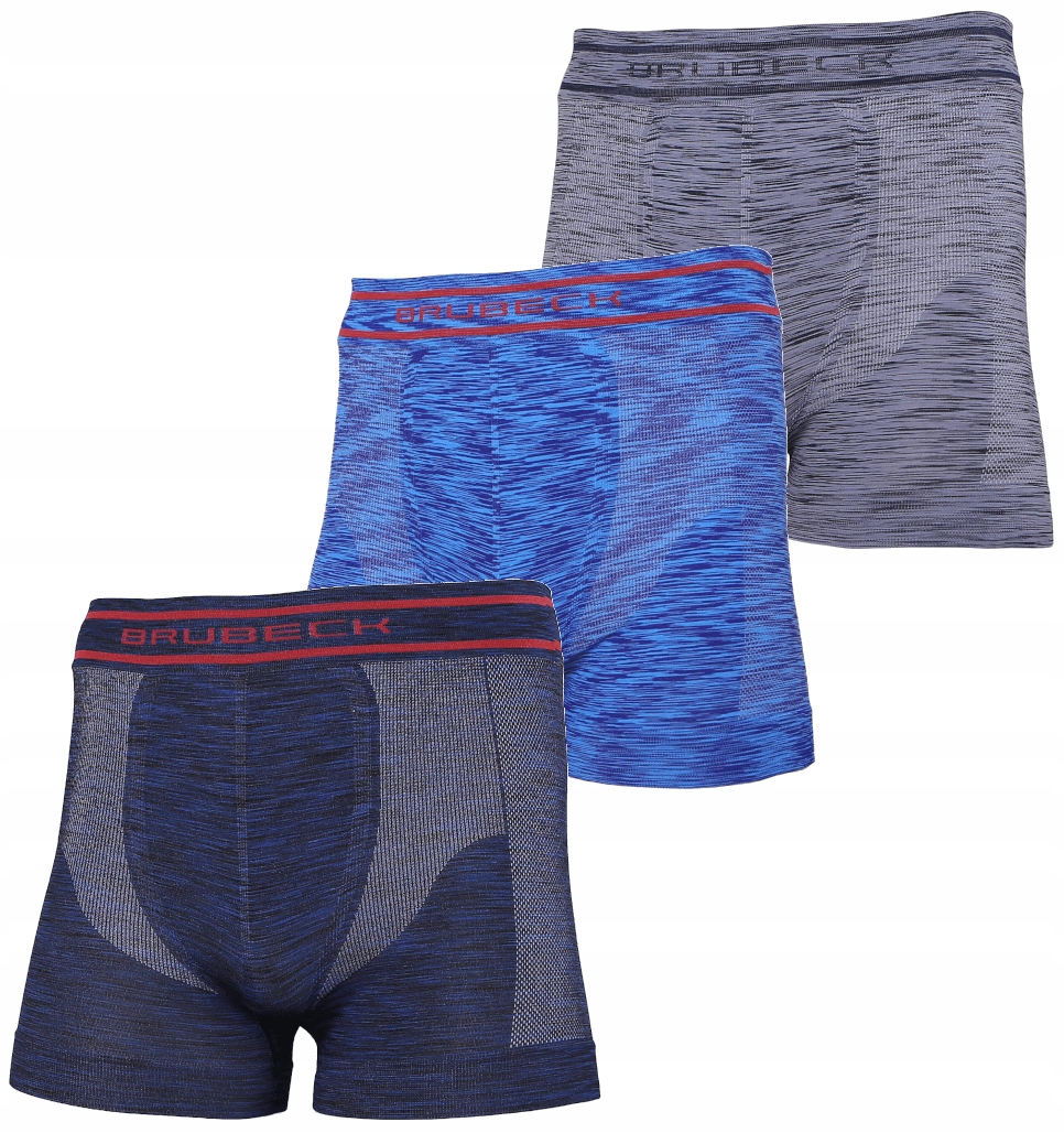

3-PACK Bezszwowe Bokserki Fusion Brubeck | XXL