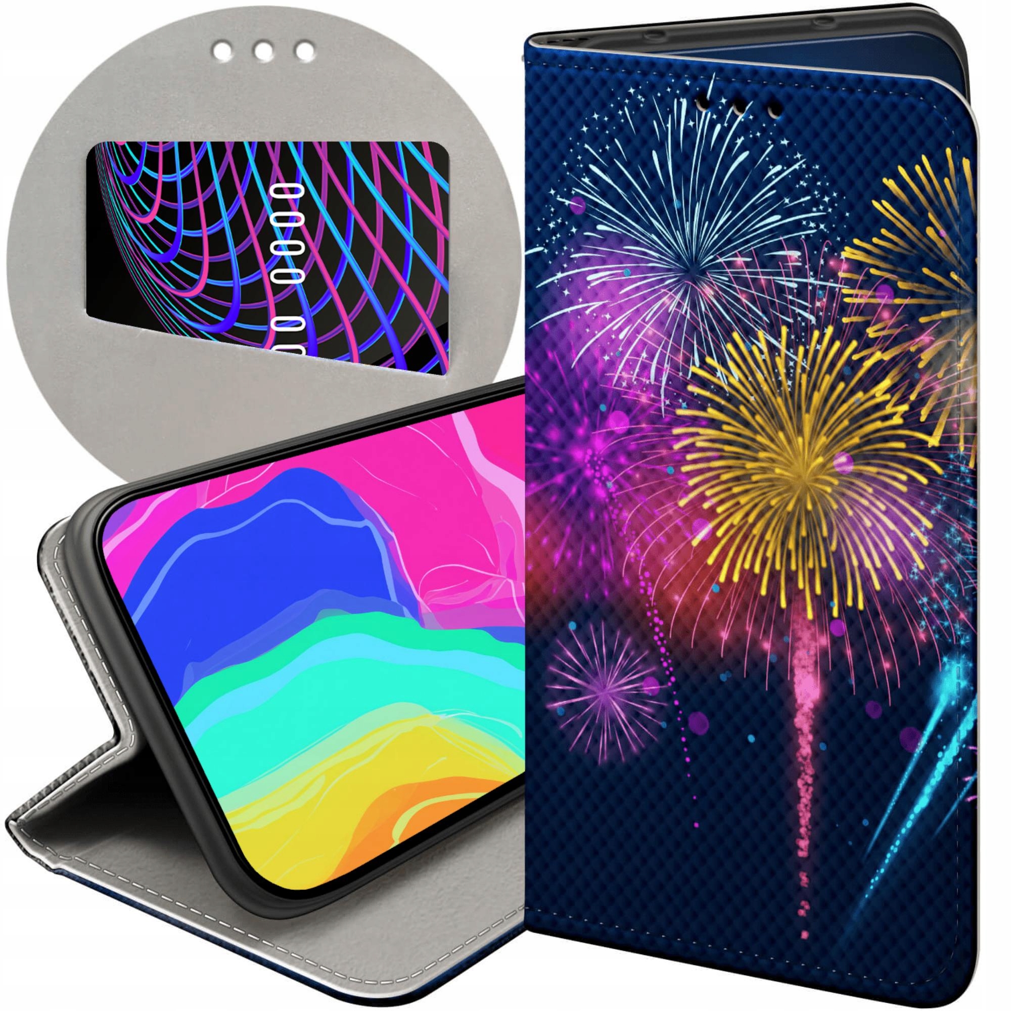 Etui Z Klapką Do Xiaomi Redmi Note 9T Sylwester Impreza Nowy Rok
