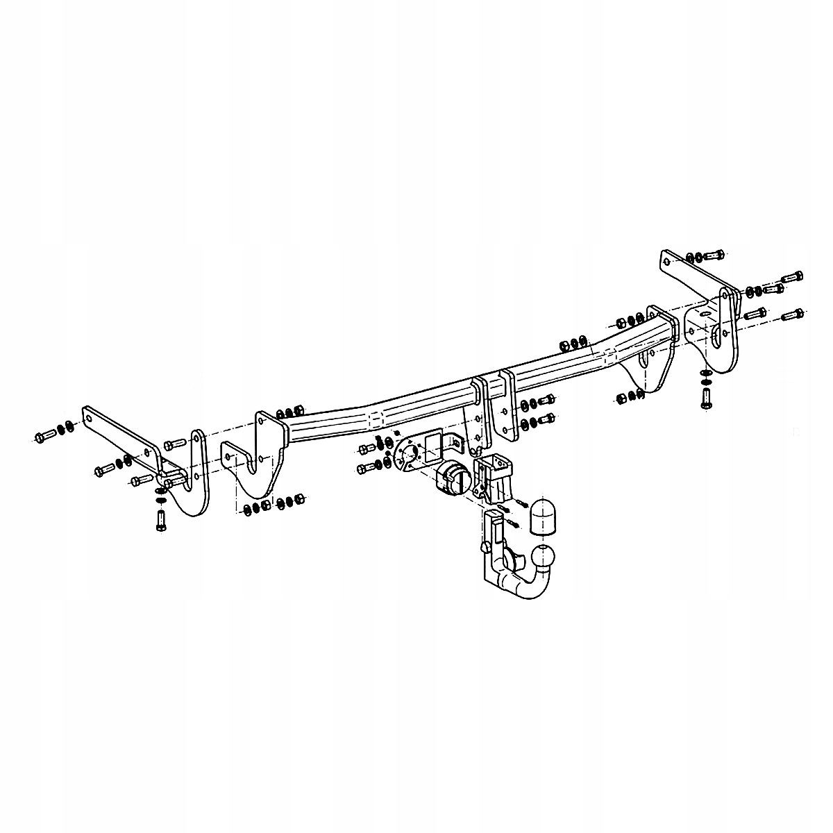 Hak Wypinany do Lexus NX FL I 300h SUV 18-21 MODUŁ WIĄZKA 13 PIN GRATIS Producent Steinhof