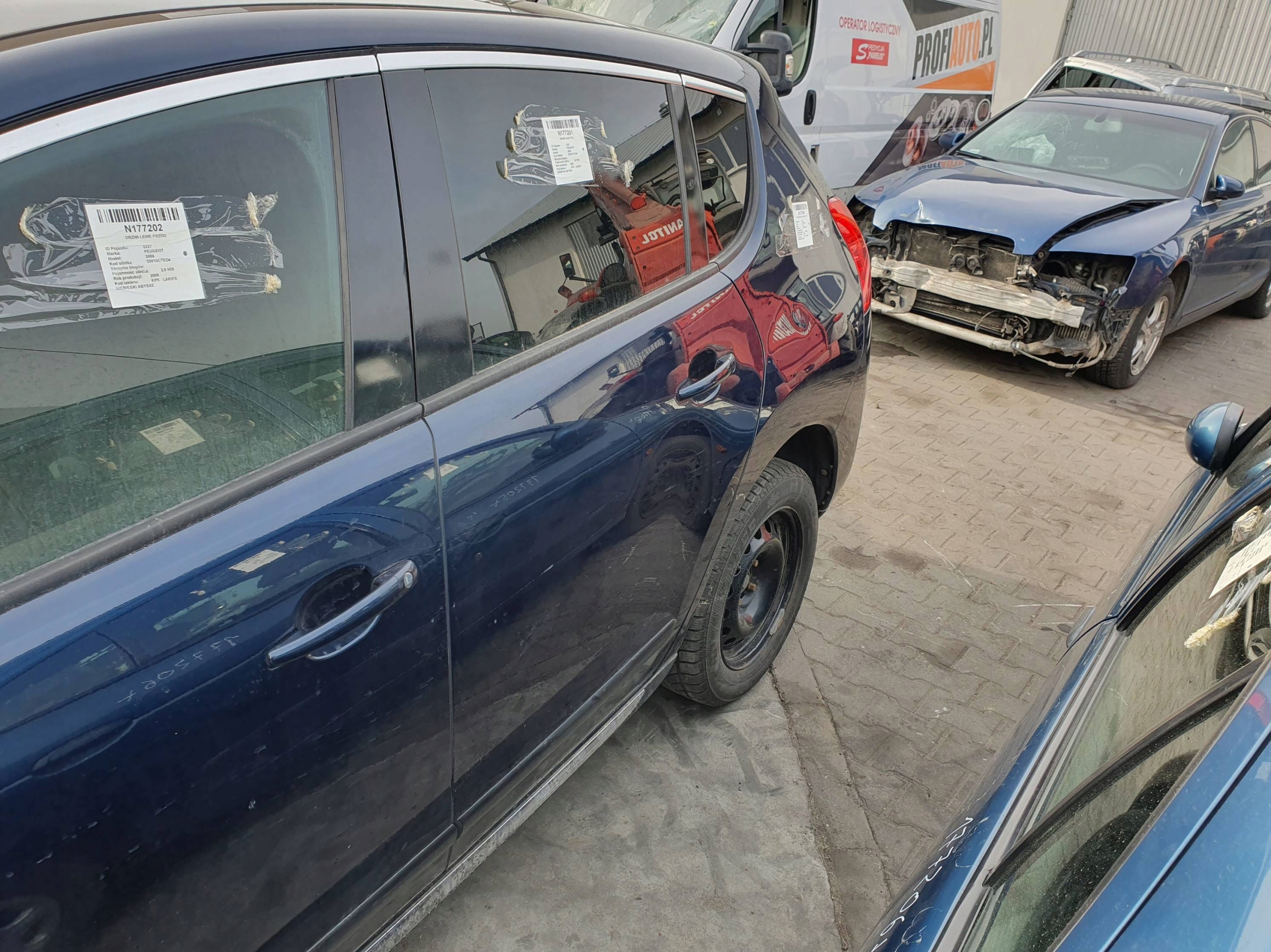 Tür links heck KPS 09R. PEUGEOT 3008