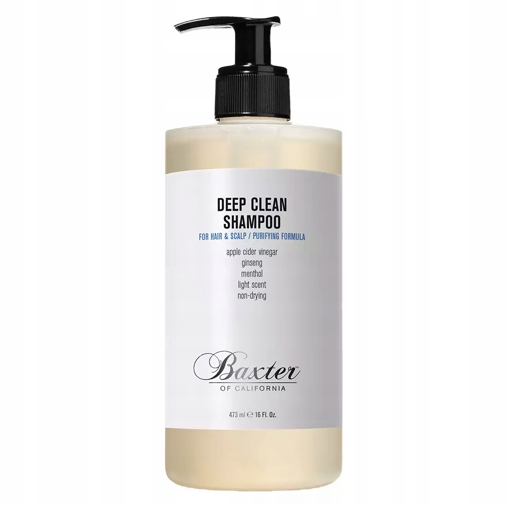 Hloubkově čistící šampon na vlasy Deep Clean Shampoo Baxter 473 ml