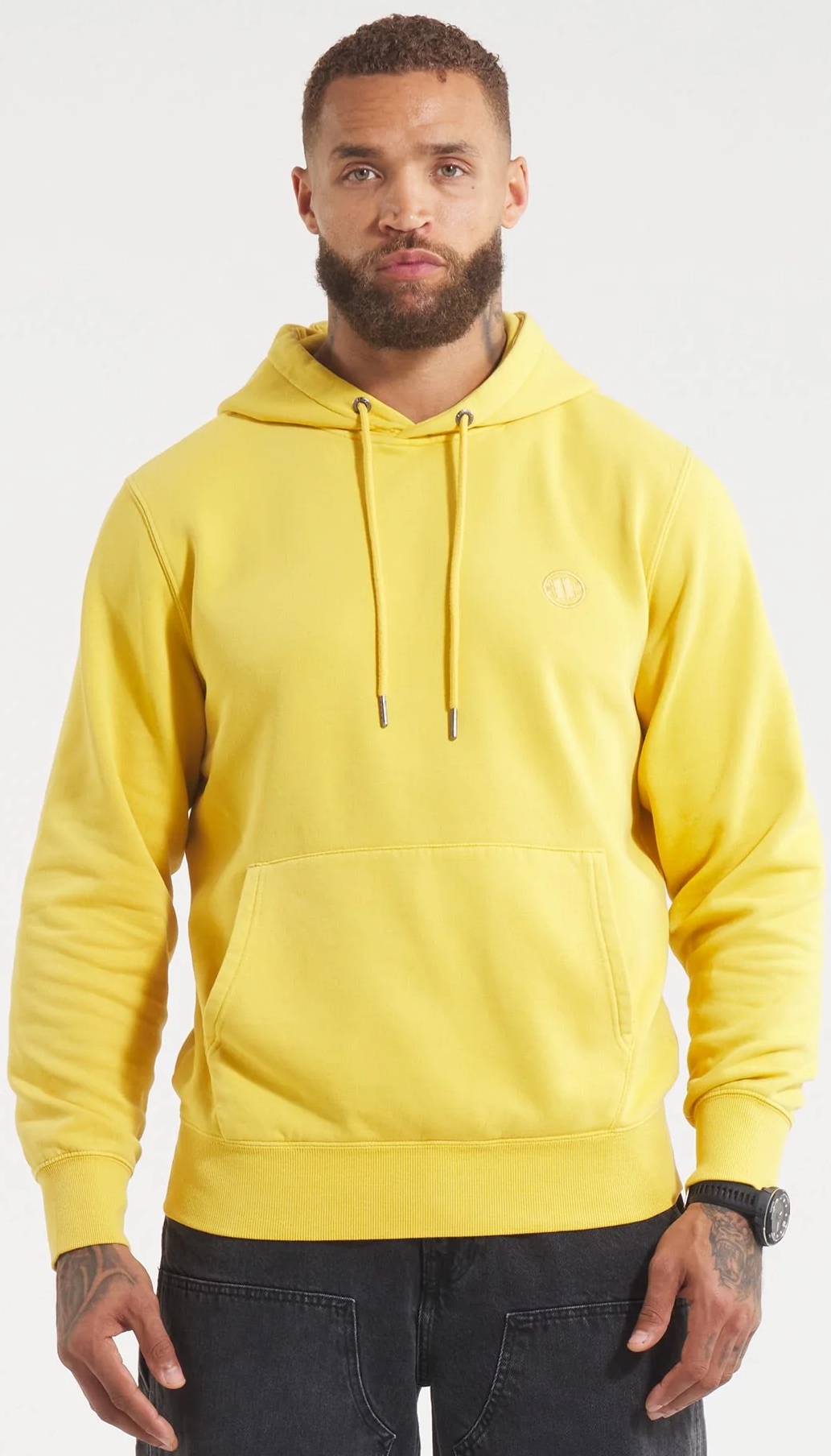 Mikina S Kapucí Pit Bull Lancaster 2, žlutá, velikost L