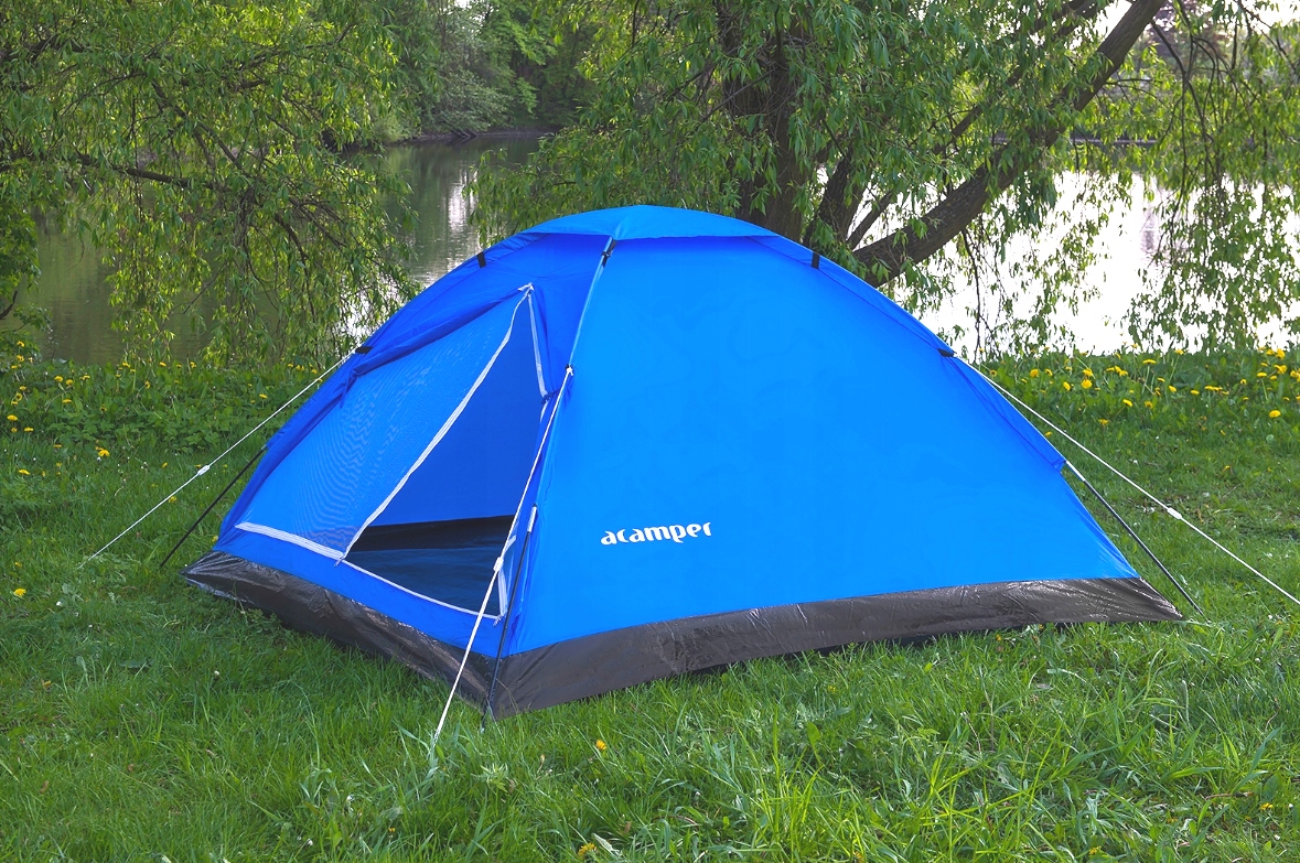 PROMOCJA! SOLIDNY NAMIOT 4 OSOBOWY Z TROPIKIEM PRO Model Acamper