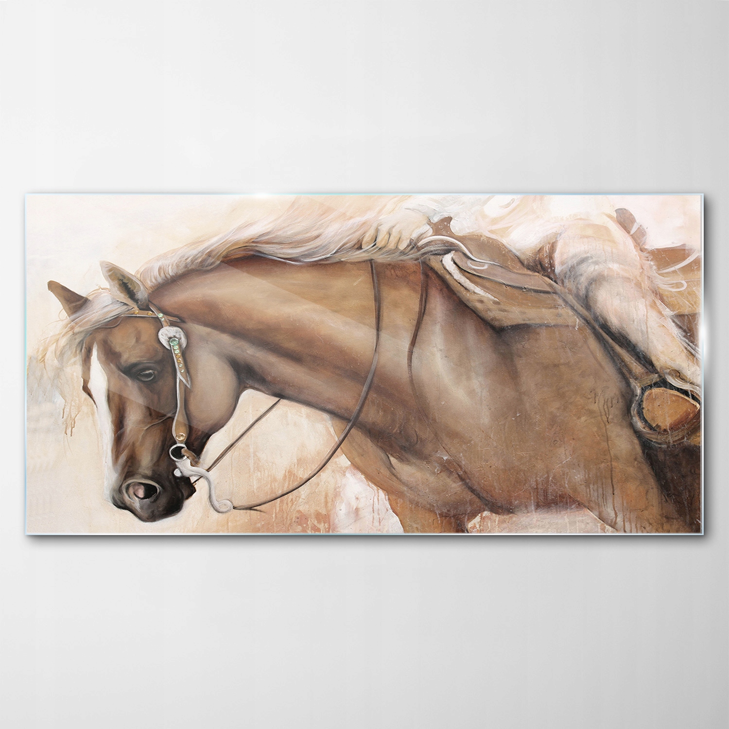 

Hartowany Obraz Szklany Koń Zwierzę Głowa 120x60