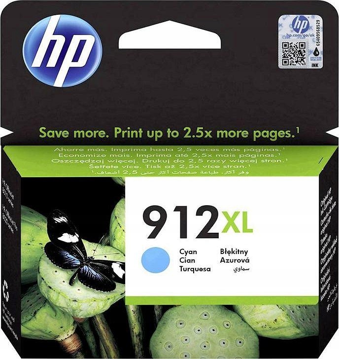 

Tusz Hp 912XL Cyan 3YL81AE 9,9 ml