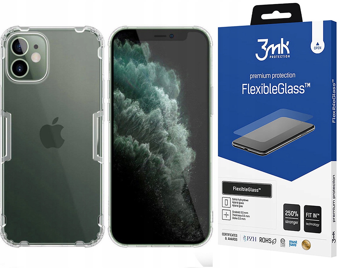 

Etui Case do iPhone 12 Mini Nillkin N+ Szkło 3MK