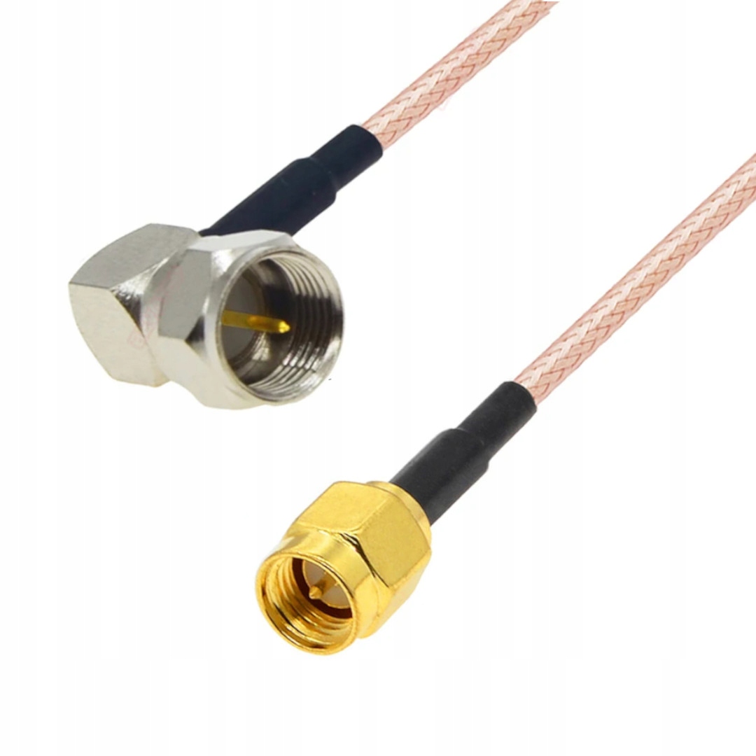 Pigtail F wtyk Ra Sma wtyk RG316 1m