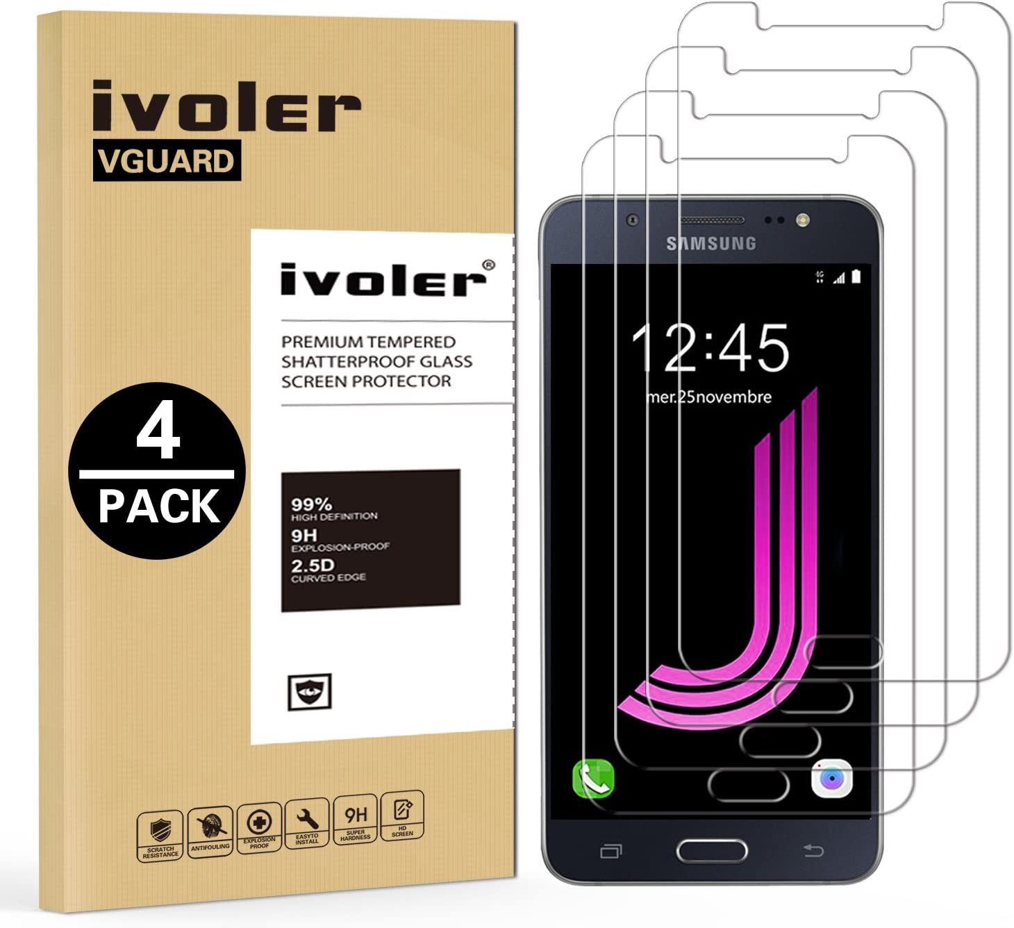 szkło ivoler Samsung Galaxy J7 2016