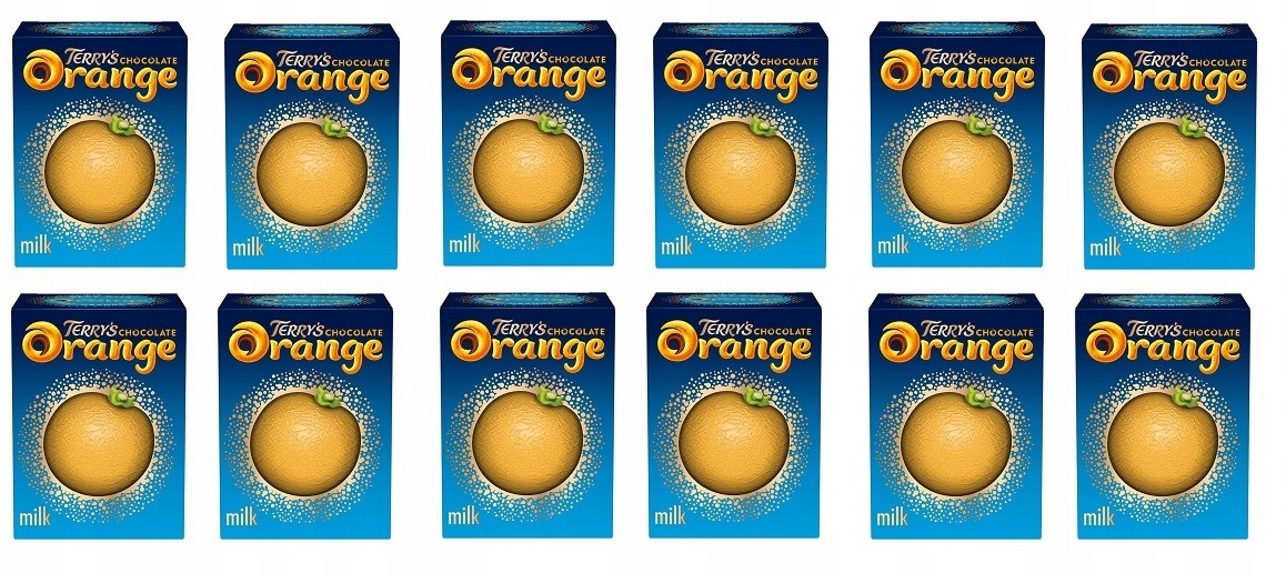 12x 157g Terry's Orange chocolate Milk czekoladki Uk Karton
