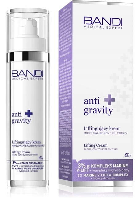 Bandi Liftingujący krem modelowanie konturu twarzy Anti Gravity