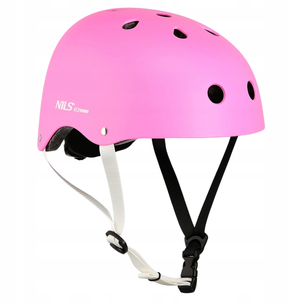 Kask Na Rolki Rower Deskorolkę Z Regulacją Orzeszek Ochronny 55-58 cm Nils