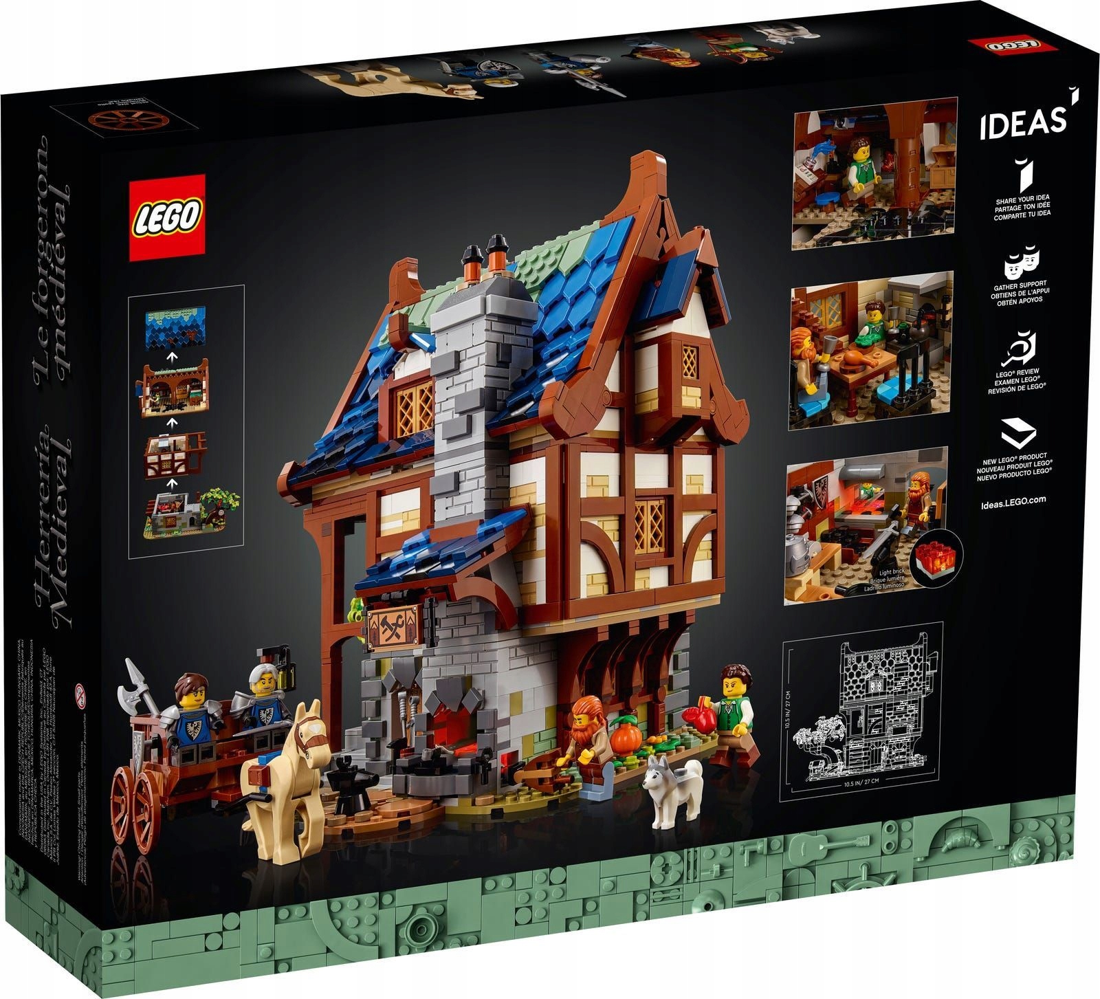LEGO Ideas 21325 Średniowieczna kuźnia Marka LEGO