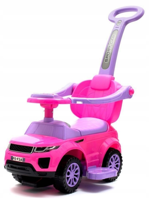 Jeździk dziecięcy z dźwiękiem 3w1 różowy