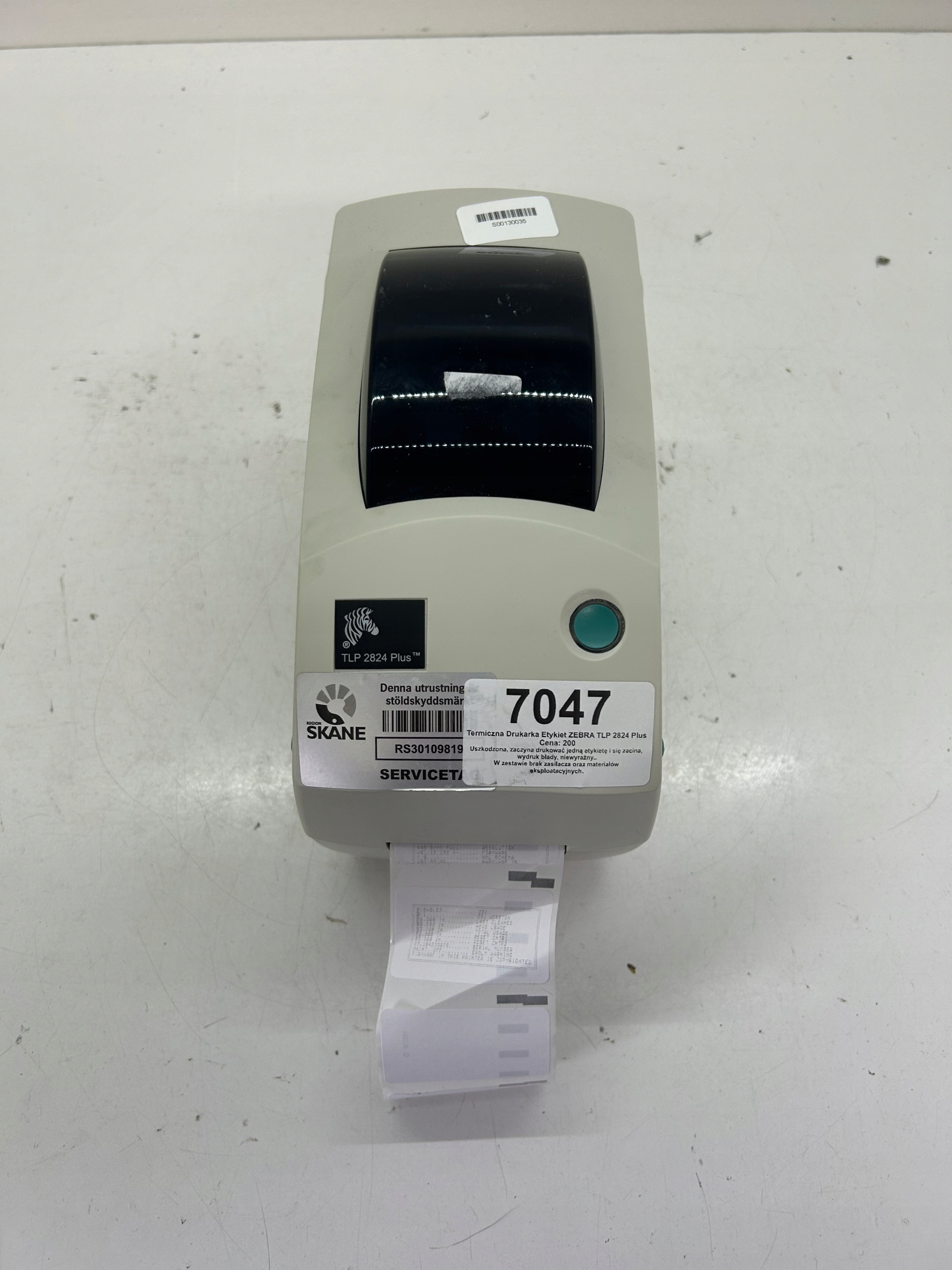 Termiczna drukarka etykiet ZEBRA TLP 2824 Plus (5774)