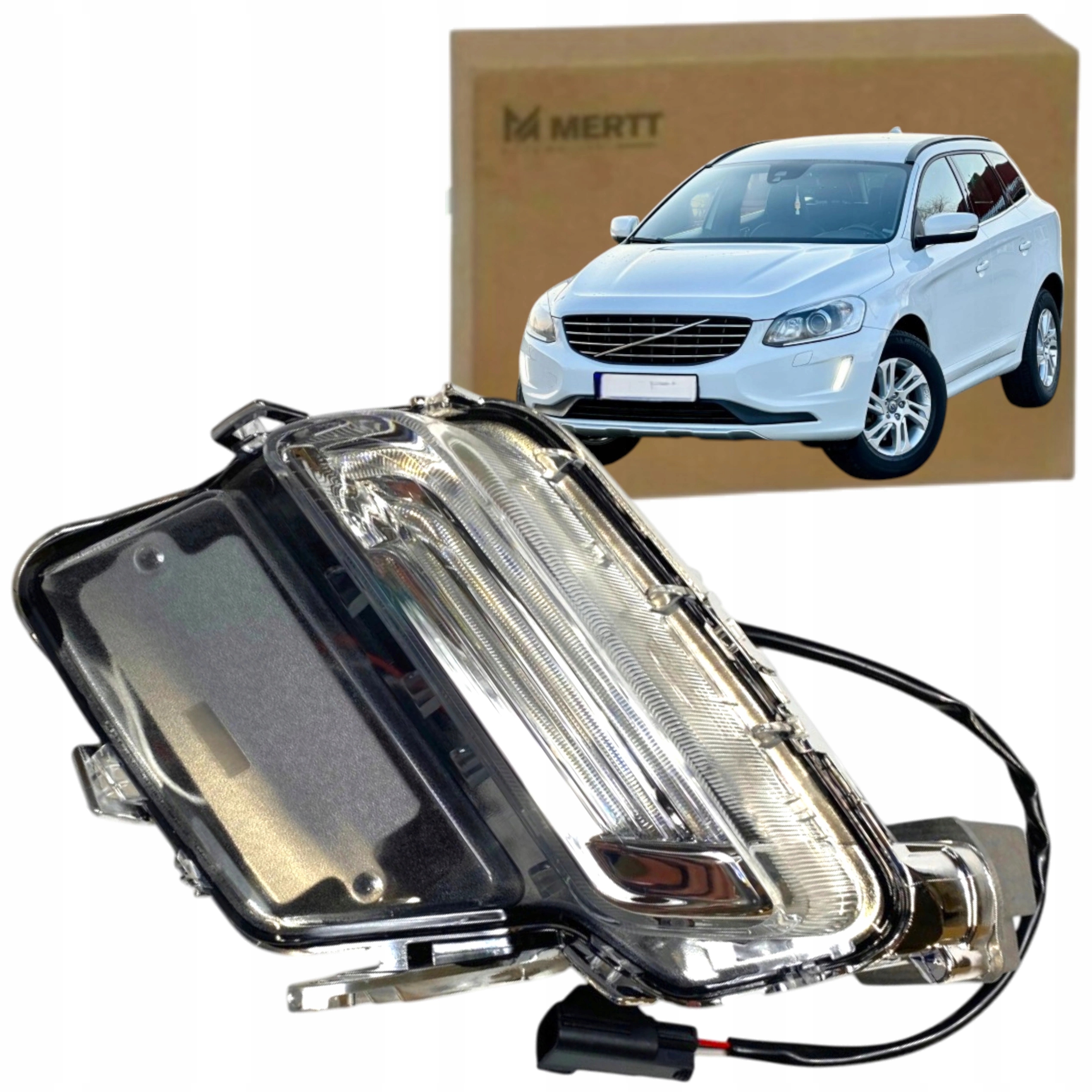 Lampa świateł dziennych prawa światło halogen DRL Volvo XC60 2013-2017