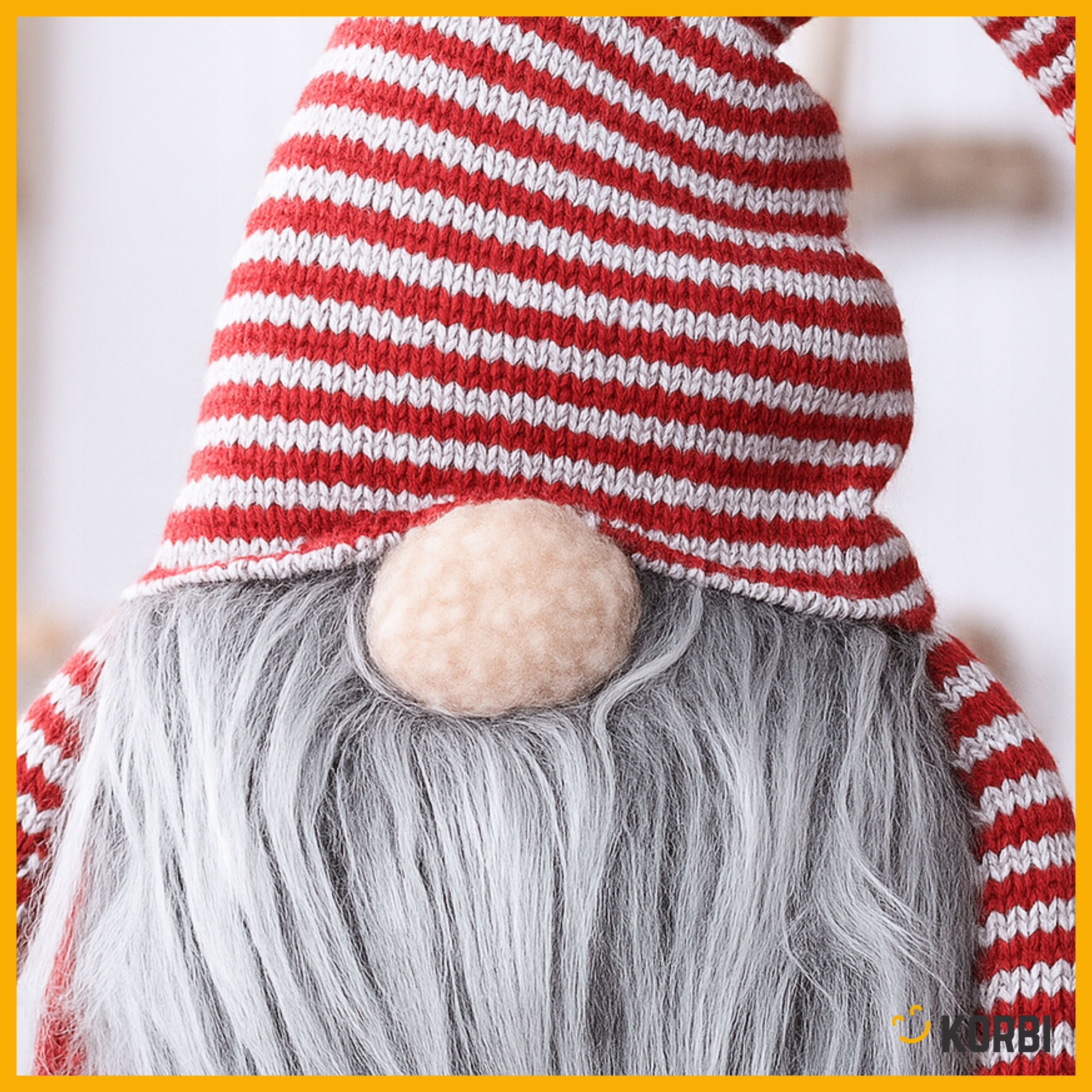 SKRZAT ŚWIĄTECZNY KRASNAL GNOM REGULOWANY TELESKOPOWE NÓŻKI DUŻY 52CM WZ3 Szerokość produktu 18 cm