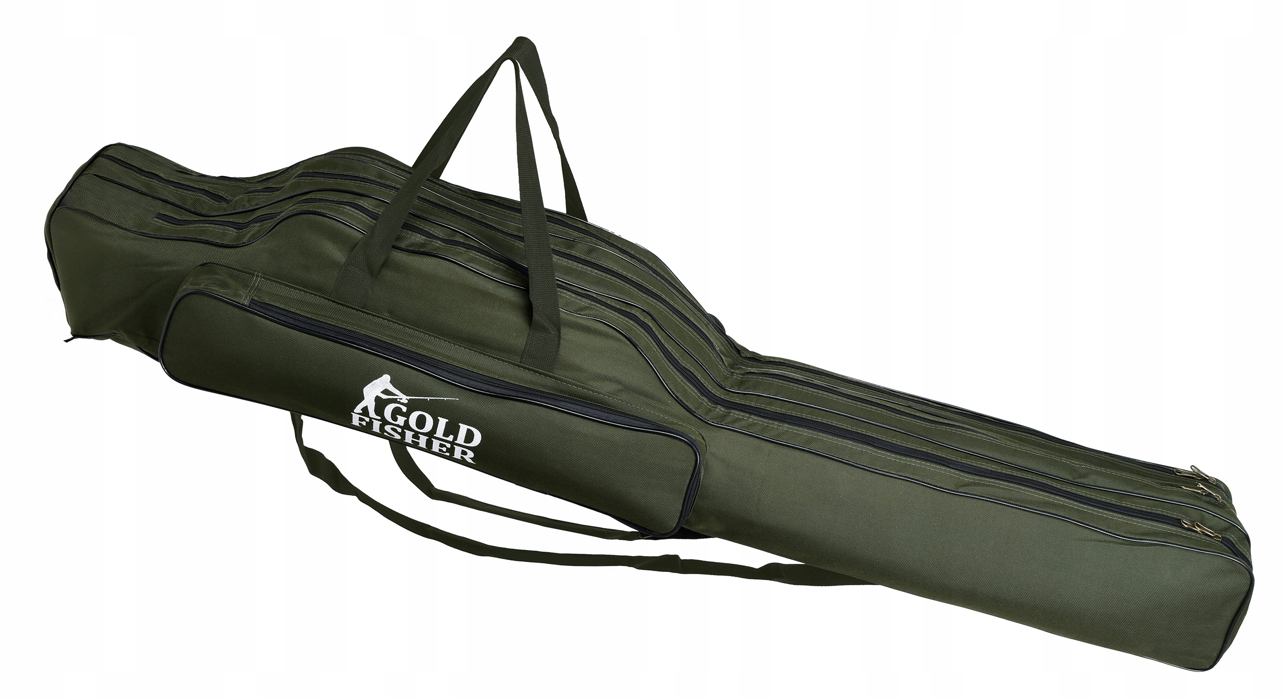 Obal Na Pruty Rybářská Taška Pouzdro 3 Komory Na Ryby Silný 140 CM