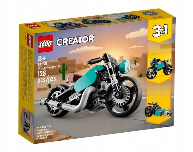 LEGO Creator 3 w 1 31135 Motocykl vintage