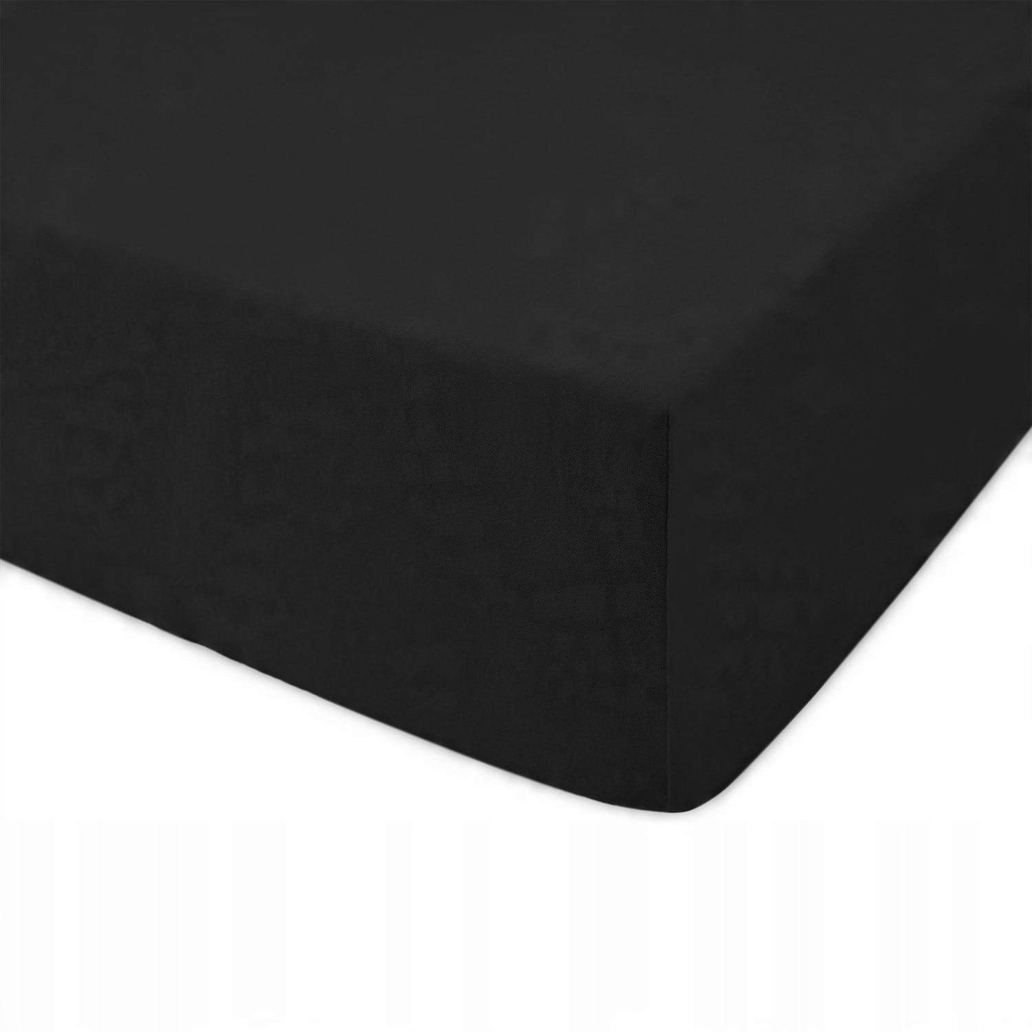 

Prześcieradło z gumką Jersey 90x200 Czarny