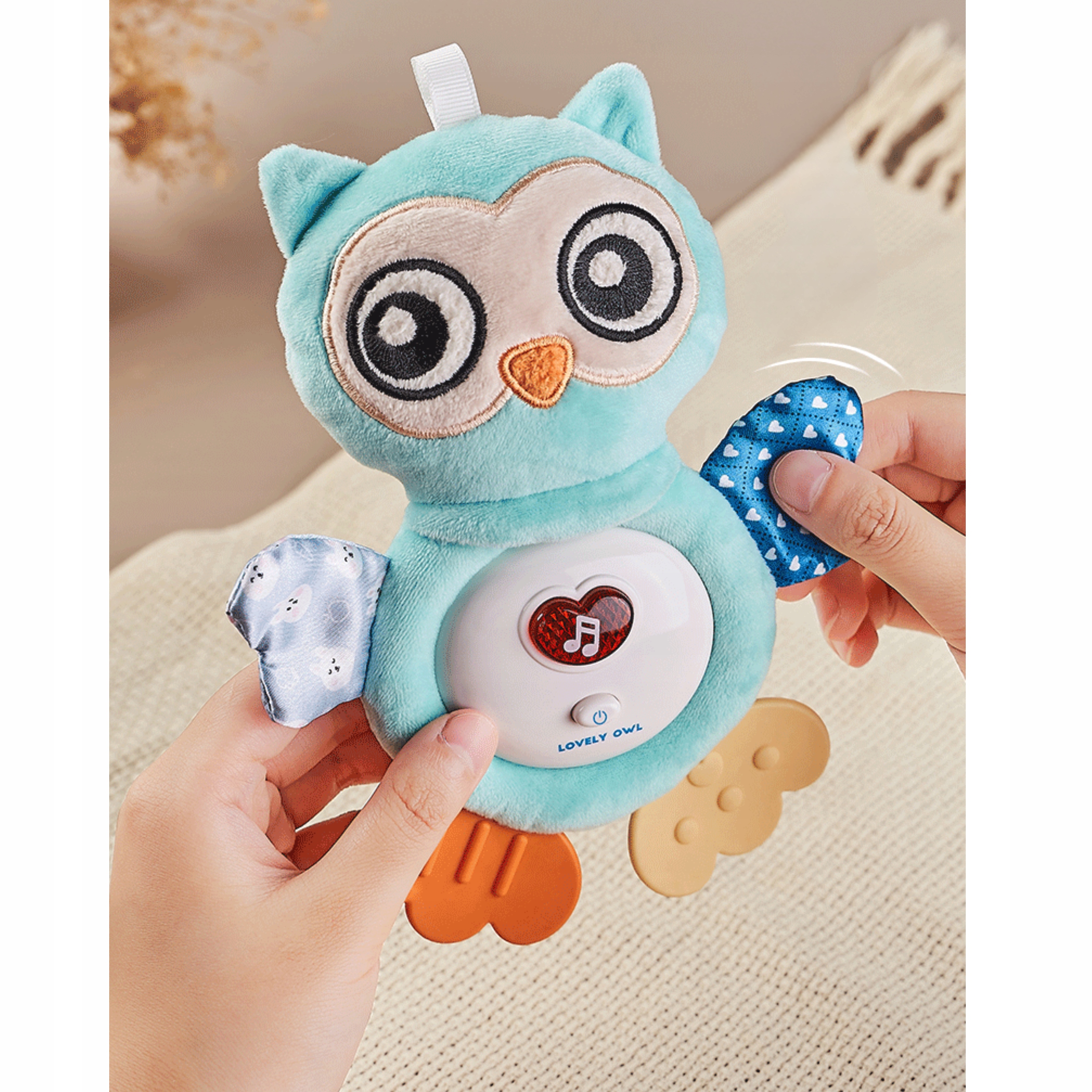 PRZYTULANKA MIŚ GRYZAK USPOKAJACZ USYPIACZ SZUMIĄCY USYPIANKA-PRZYTULANKA Stan opakowania oryginalne