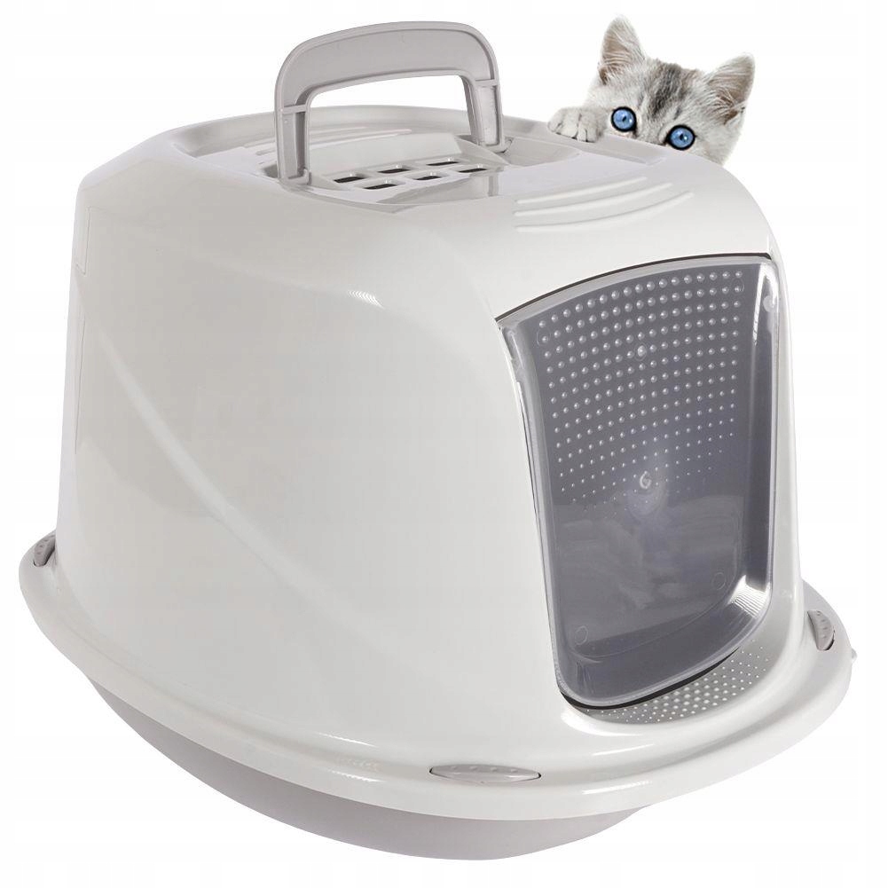 Levně Kočičí Toaleta velká pro kočky s filtrem Galaxy Deluxe s filtrem 57x39,5x38 cm