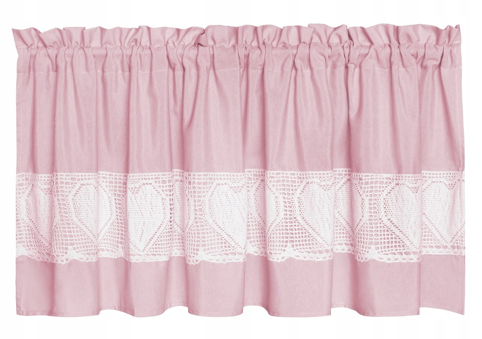 

Pudrowa Zazdrostka Firanka Do Kuchni 90X150 Lace