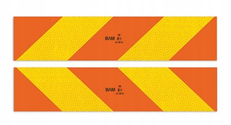 2 TABLICE TABLICZKI WYRÓŻNIAJĄCE POJAZDY SAMOCHODY PRZYCZEPY CIĘŻKIE