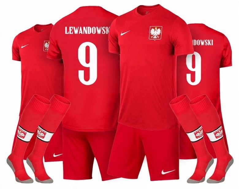 

Nike Lewandowski lub Nadruk Komplet Polska 152cm