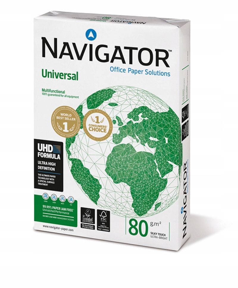 

Papier ksero Universal A4 klasa A 80 gsm 500kartek