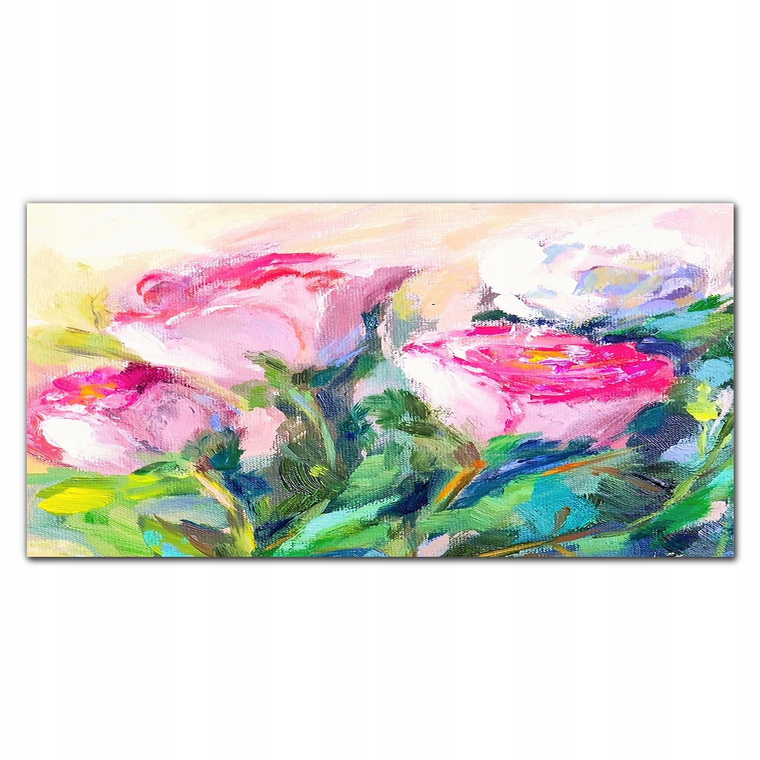 

Obraz ścienny nowoczesny 120x60 Malarstwo kwiaty