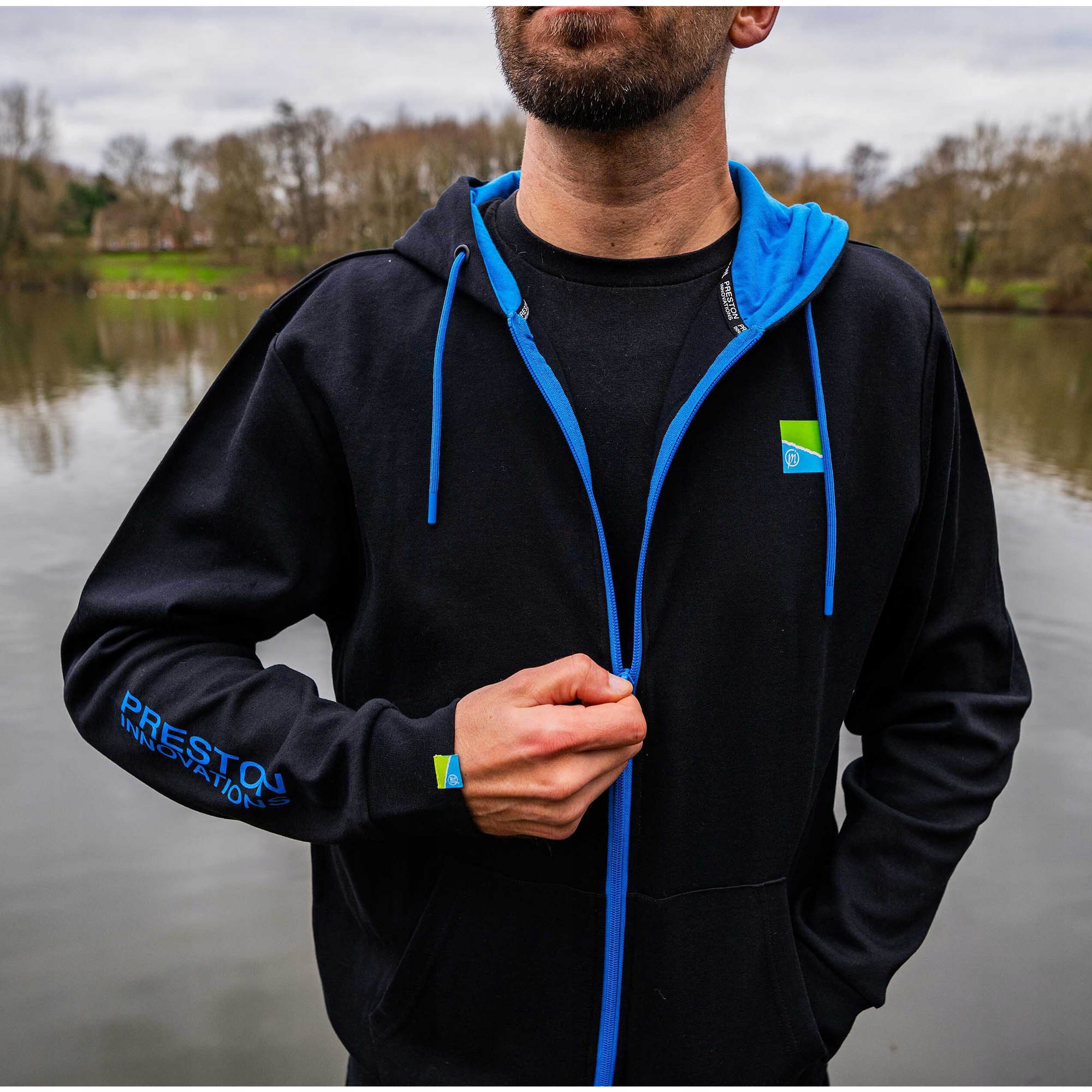 Bluza Wędkarska Rozpinana Z Nadrukiem Preston Pro Zip Hoodie r. L Marka Preston Innovations
