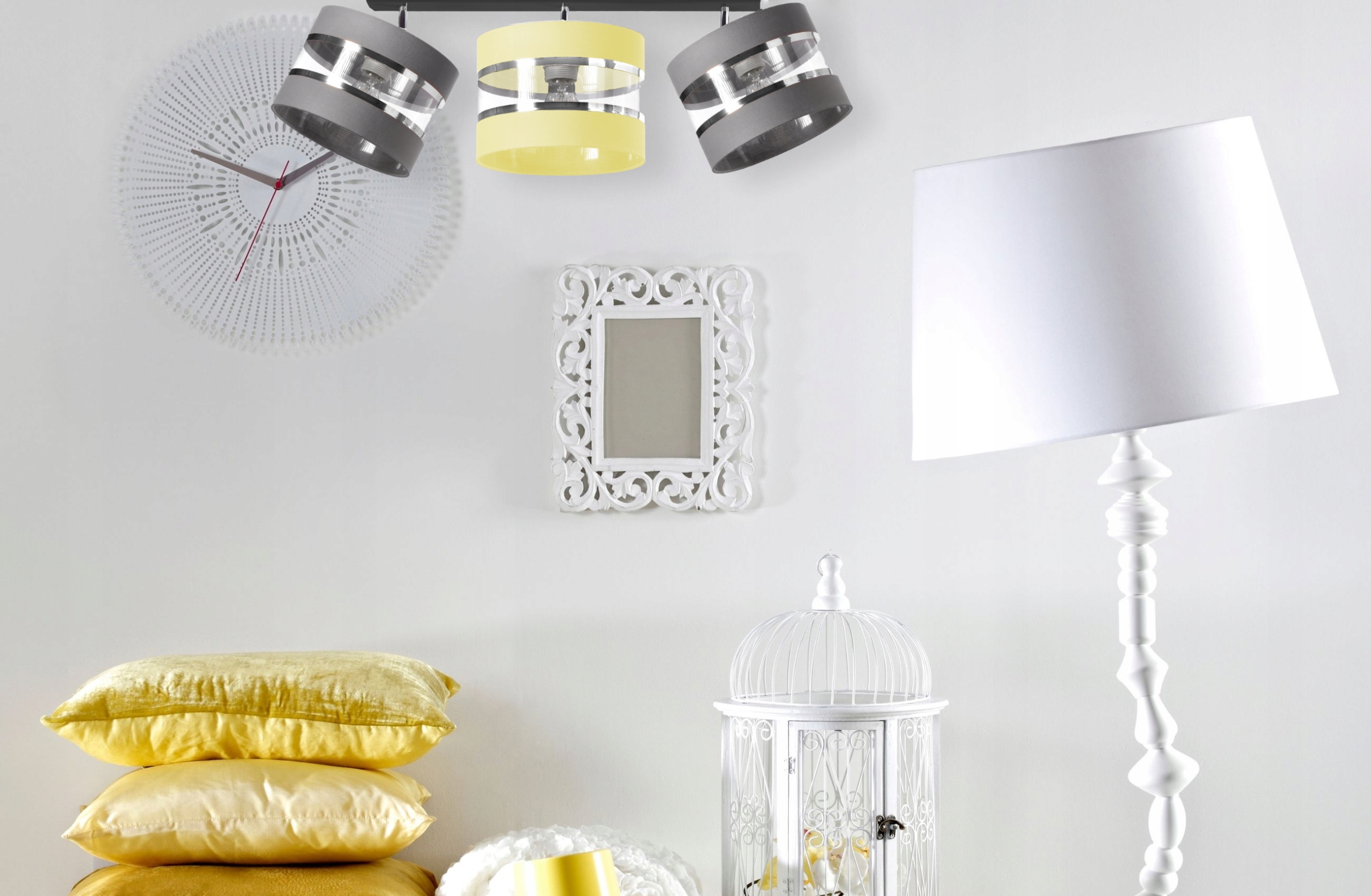 LAMPA SUFITOWA WISZĄCA VIRE 2pł PLAFON E27 LED Średnica/szerokość klosza 20 cm