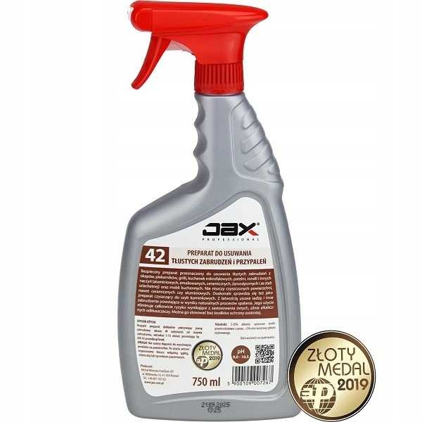 JAX42 Płyn tłuste zabrudzenia i przypalenia 750 ml