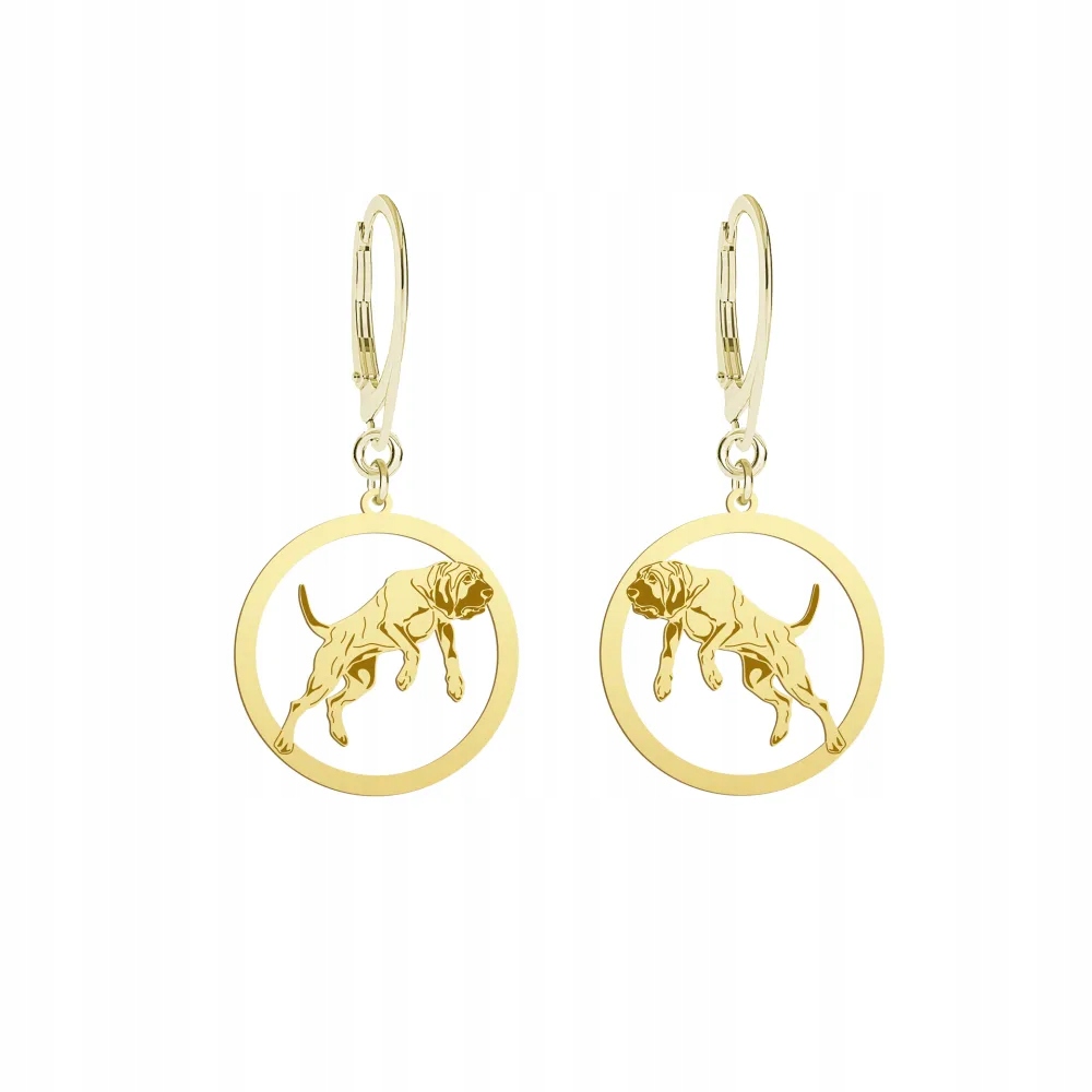 Náušnice Zlaté s brazilským mastifem 925 Šperky jako Dárek Gravírování