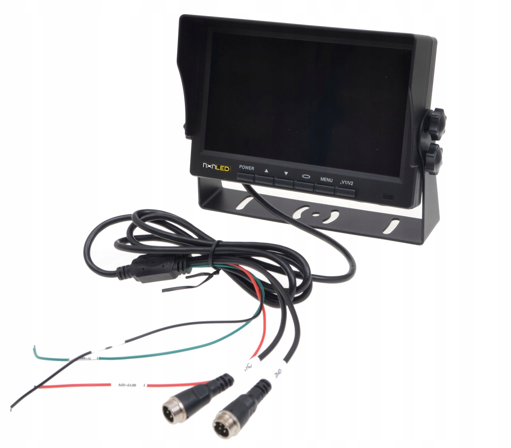 MONITOR EKRAN LCD 7'' 2x 4-PIN Analog +AHD 12V 24V EAN (GTIN) 5904044131100