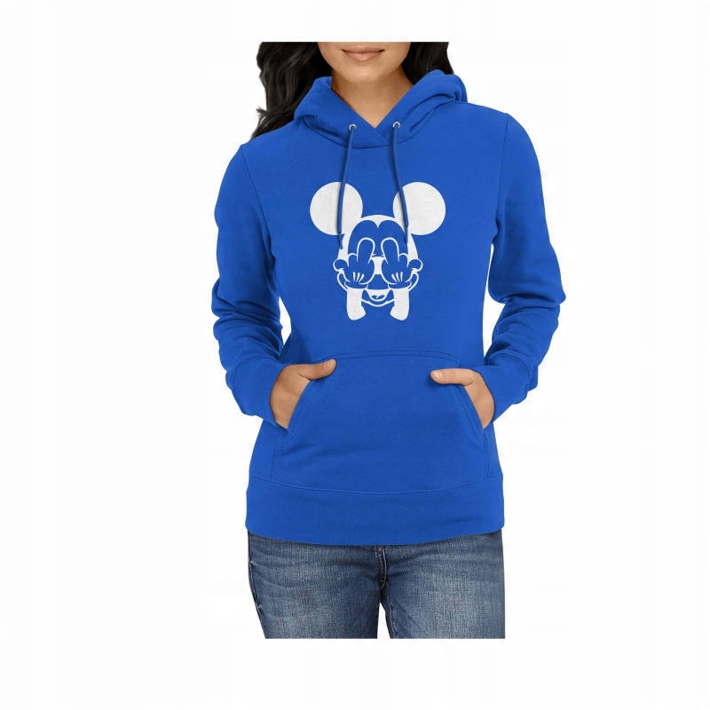 

Bluza damska Mickey f*ck it, niebieska 2XL
