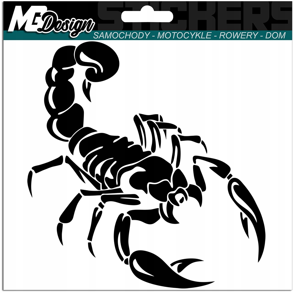 

Naklejka na samochód Skorpion Znak Zodiaku 15x15