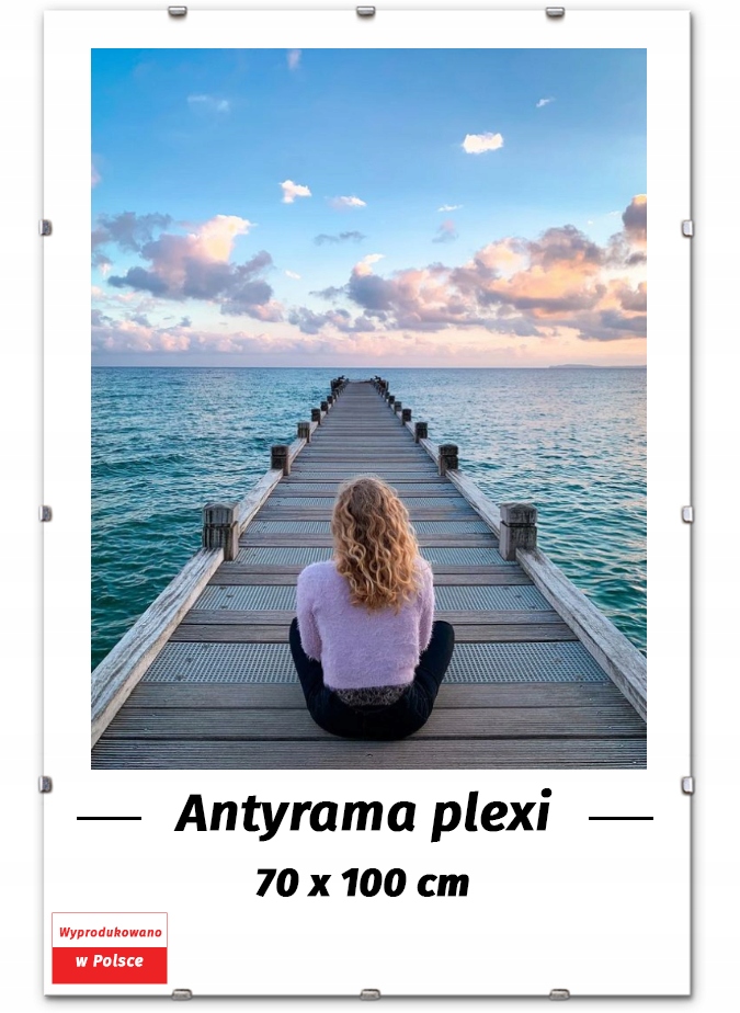 ANTYRAMA PLEXI B1 70x100 100x70 cm RAMKA NA PLAKAT