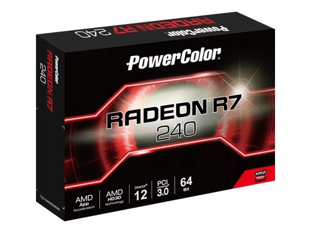 Karta graficzna POWERCOLOR Radeon R7 240 2GB 64BIT GDDR5 2 GB • Opinie ...