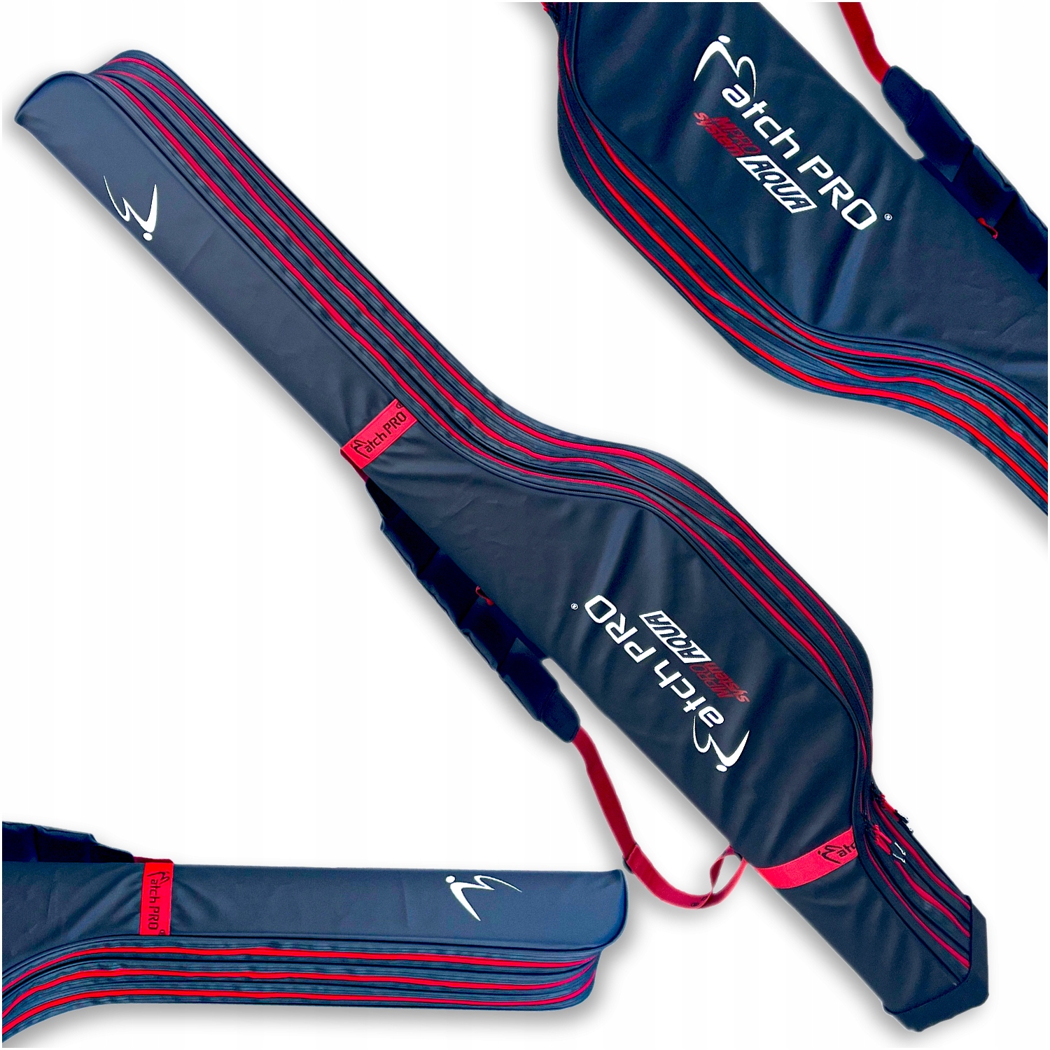 Pokrowiec Wędkarski Hard Rod Rod 3-kom. Na 3 wędki z kołowrotkiem Pojemny