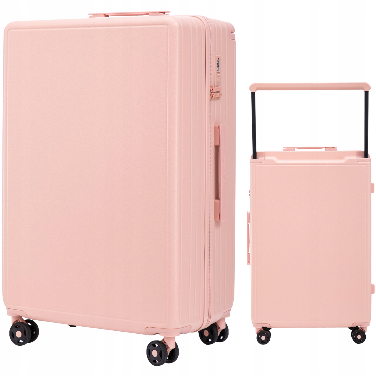 Velký kufr Cestovní zavazadlo Wings na 4 kolečkách, Tvrdé, Pevné, registrované