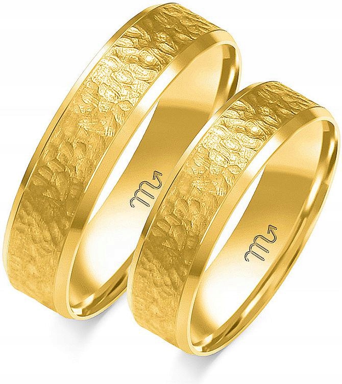 Zlatý snubní prsten pro novomanžele svatba 585 r 8 9 10 dámský s gravírováním