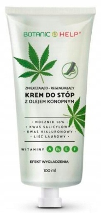 

BotanicHelp krem do stóp z olejem konopnym 100 ml