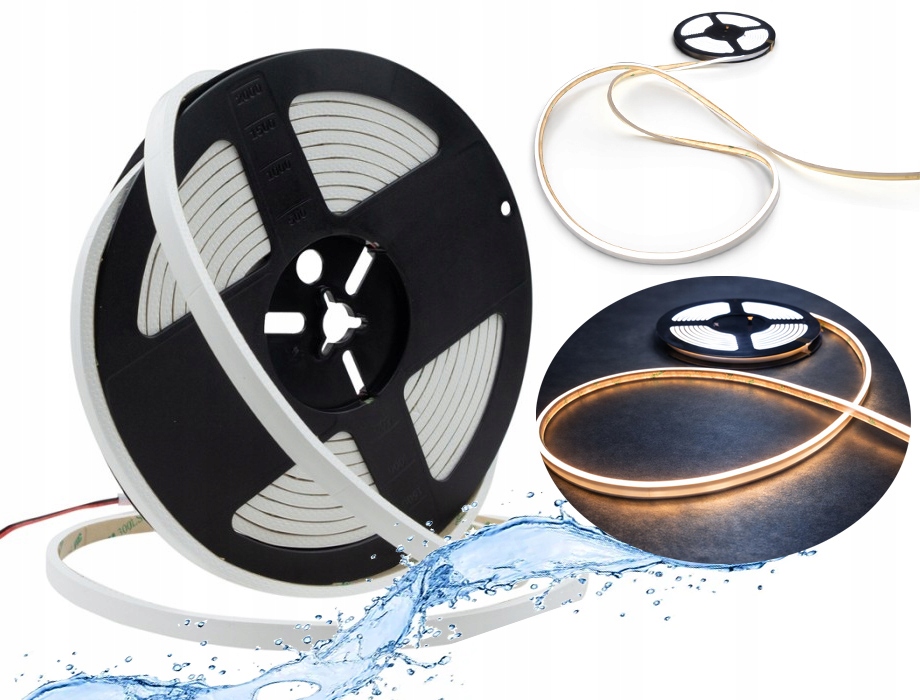 Led páska Boční Neon flex Cob 24V 7W IP67 voděodolná, ohebná, pružná, 5 m