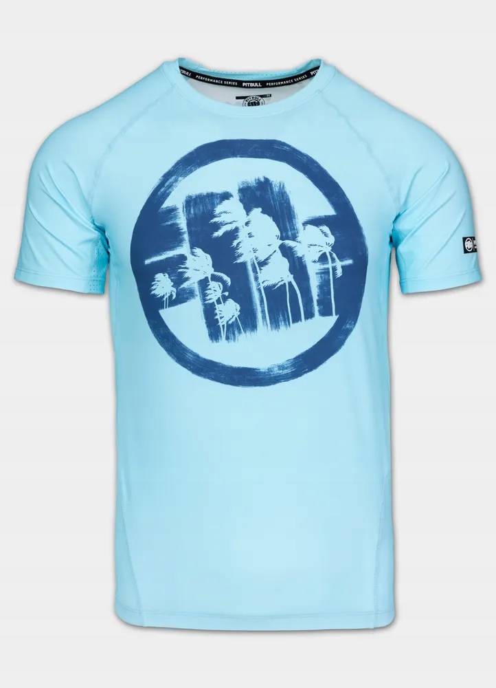 Pánský krátký Rashguard Pitbull – technické tréninkové tričko Logo Palms