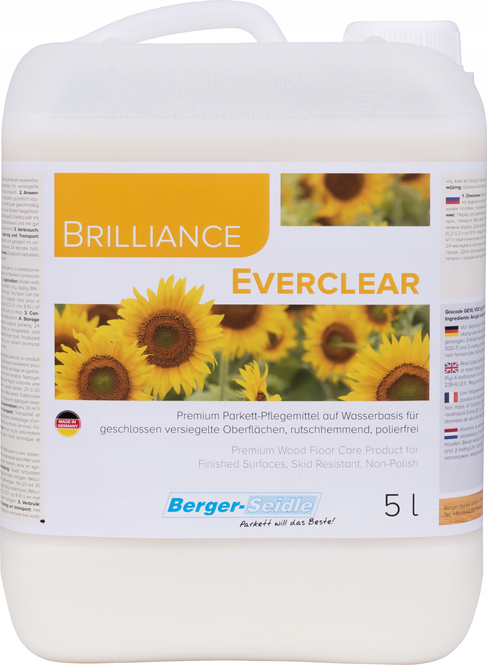 Berger L93 Everclear Polomatt 5L – lak na nehty