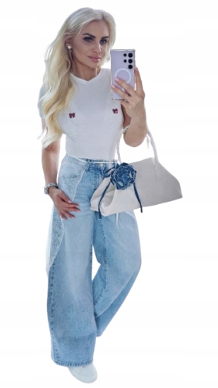 Džíny Cathie XL Modrá