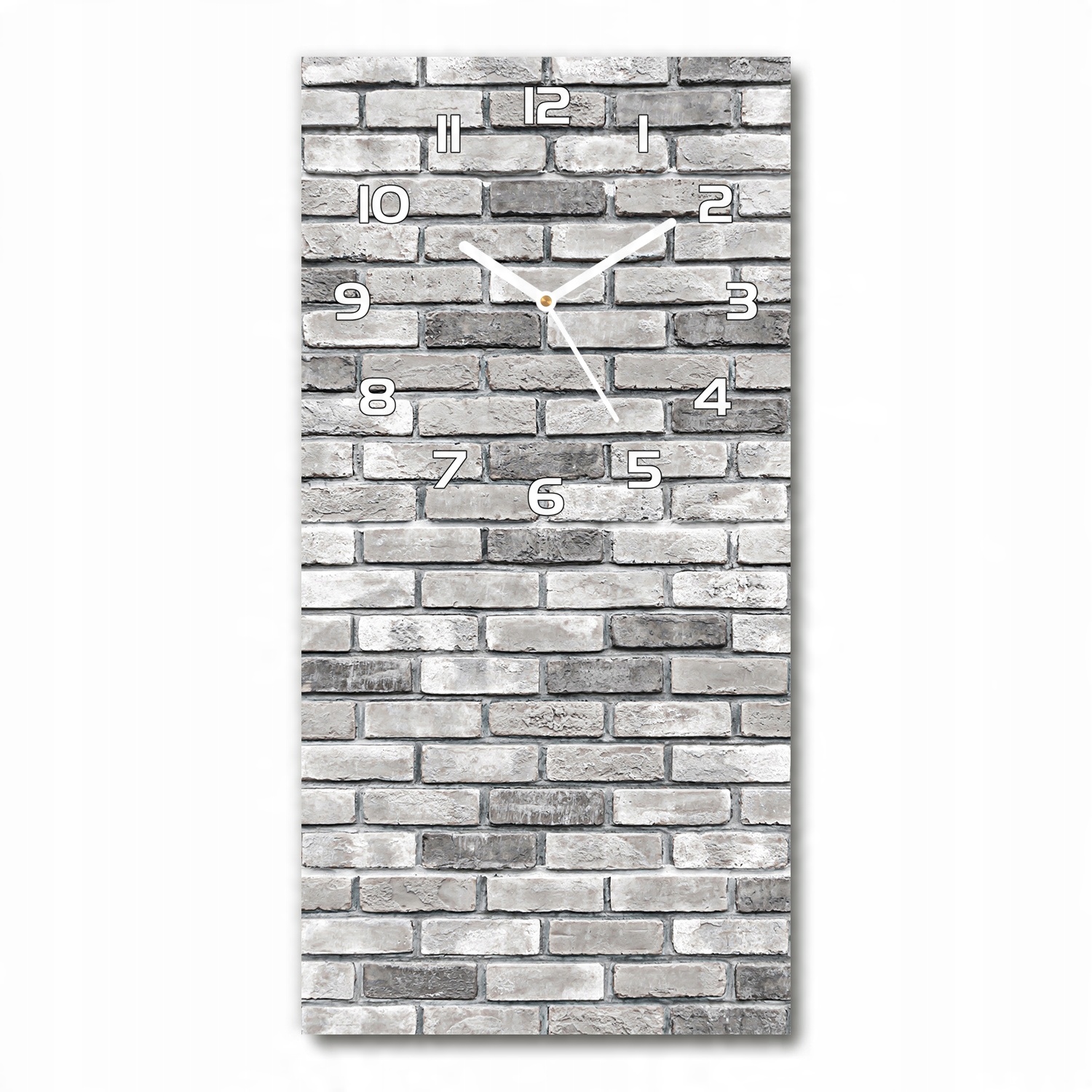 

Zegar szklany ścienny Ceglana ściana 30x60 pionowy